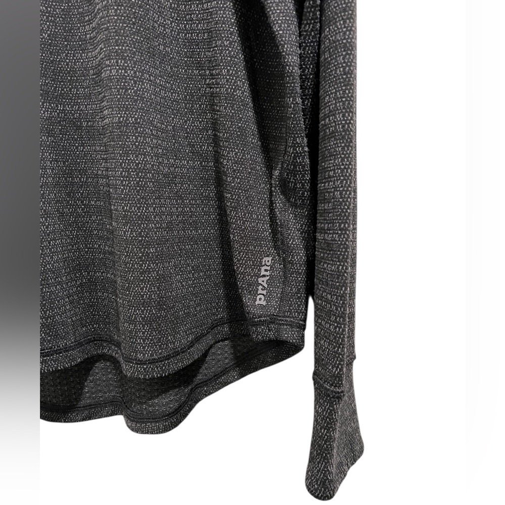 Prana Men's Dark Gray Long Sleeve Shirt - Picture 4 of 8